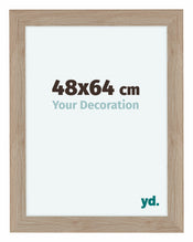 Como MDF Photo Frame 48x64cm Oak Light Front Size | Yourdecoration.co.uk