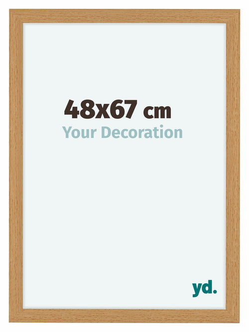 Como MDF Photo Frame 48x67cm Beech Front Size | Yourdecoration.co.uk