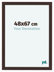 Como MDF Photo Frame 48x67cm Oak Dark Front Size | Yourdecoration.co.uk