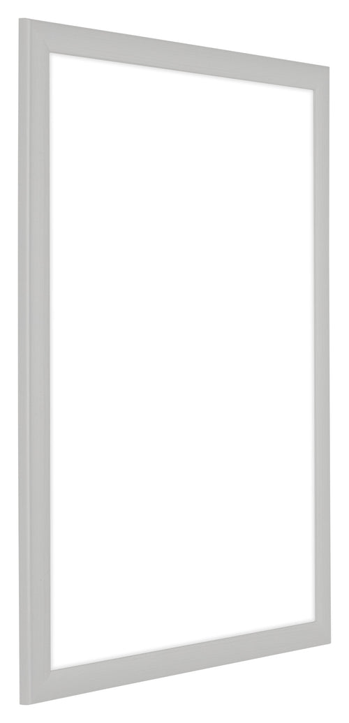 Como MDF Photo Frame 48x67cm White Woodgrain Front Oblique | Yourdecoration.co.uk