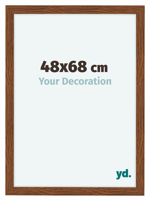 Como MDF Photo Frame 48x68cm Oak Rustic Front Size | Yourdecoration.co.uk