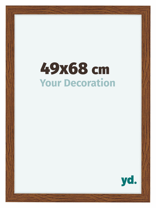 Como MDF Photo Frame 49x68cm Oak Rustic Front Size | Yourdecoration.co.uk