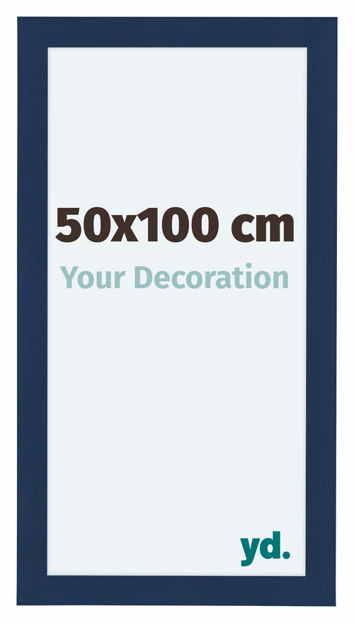 Como MDF Photo Frame 50x100cm Dark Blue Swept Front Size | Yourdecoration.co.uk