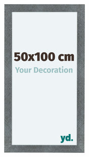 Como MDF Photo Frame 50x100cm Iron Swept Front Size | Yourdecoration.co.uk