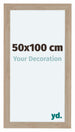 Como MDF Photo Frame 50x100cm Oak Light Front Size | Yourdecoration.co.uk