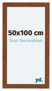 Como MDF Photo Frame 50x100cm Oak Rustic Front Size | Yourdecoration.co.uk