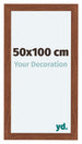 Como MDF Photo Frame 50x100cm Walnut Front Size | Yourdecoration.co.uk