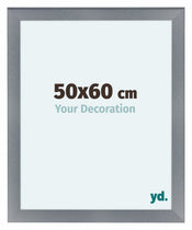 Como MDF Photo Frame 50x60cm Aluminium Brushed Front Size | Yourdecoration.co.uk