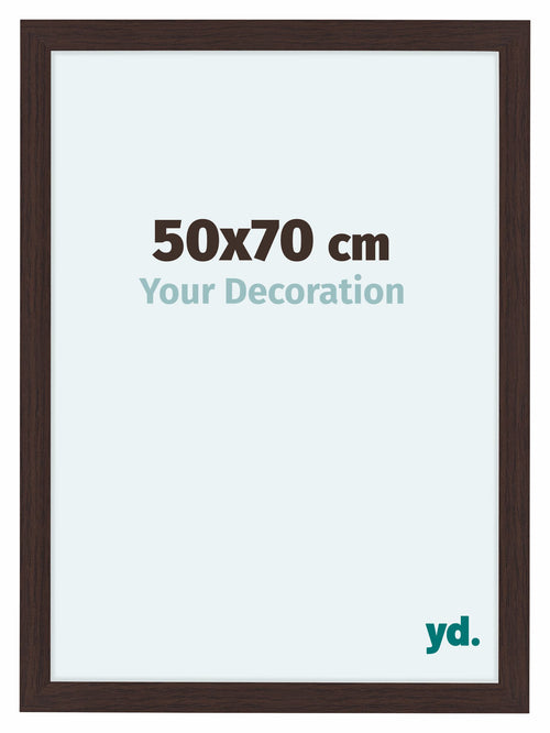 Como MDF Photo Frame 50x70cm Oak Dark Front Size | Yourdecoration.co.uk