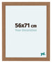 Como MDF Photo Frame 56x71cm Walnut Light Front Size | Yourdecoration.co.uk