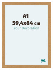 Como MDF Photo Frame 59 4x84cm A1 Beech Front Size | Yourdecoration.co.uk