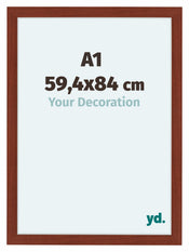 Como MDF Photo Frame 59 4x84cm A1 Cherry Front Size | Yourdecoration.co.uk