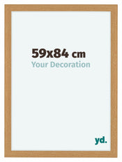 Como MDF Photo Frame 59x84cm Beech Front Size | Yourdecoration.co.uk