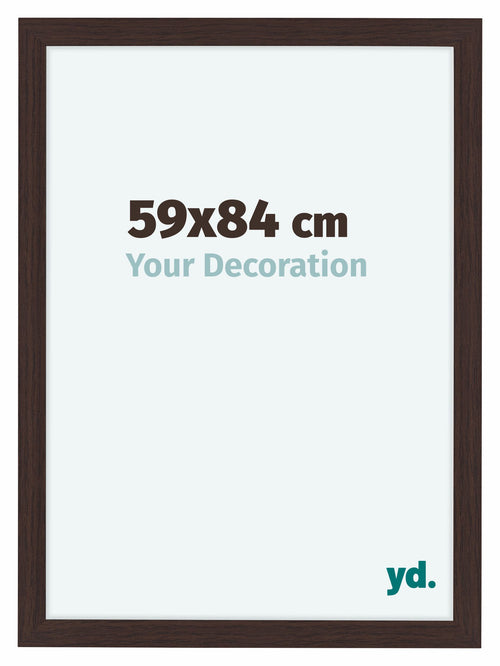 Como MDF Photo Frame 59x84cm Oak Dark Front Size | Yourdecoration.co.uk