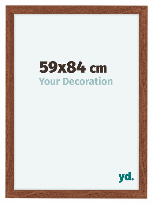 Como MDF Photo Frame 59x84cm Walnut Front Size | Yourdecoration.co.uk