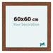 Como MDF Photo Frame 60x60cm Walnut Front Size | Yourdecoration.co.uk