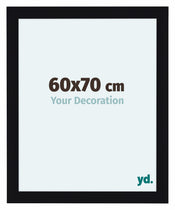 Como MDF Photo Frame 60x70cm Black High Gloss Front Size | Yourdecoration.co.uk