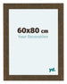 Como MDF Photo Frame 60x80cm Gold Antique Front Size | Yourdecoration.co.uk