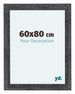 Como MDF Photo Frame 60x80cm Gray Swept Front Size | Yourdecoration.co.uk