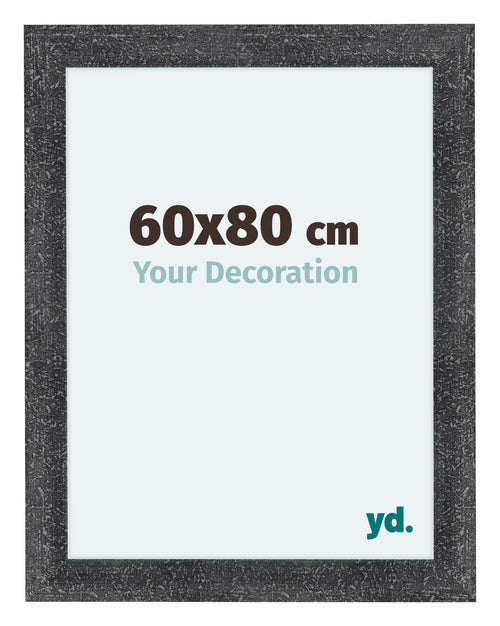 Como MDF Photo Frame 60x80cm Gray Swept Front Size | Yourdecoration.co.uk