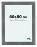 Como MDF Photo Frame 60x80cm Iron Swept Front Size | Yourdecoration.co.uk