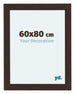 Como MDF Photo Frame 60x80cm Oak Dark Front Size | Yourdecoration.co.uk