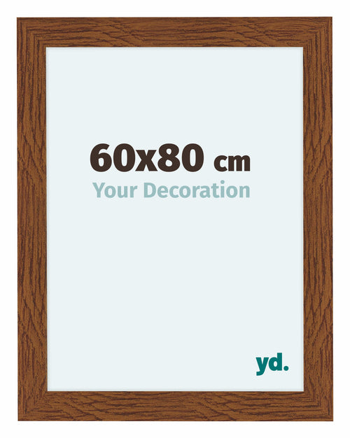 Como MDF Photo Frame 60x80cm Oak Rustic Front Size | Yourdecoration.co.uk