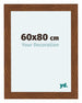 Como MDF Photo Frame 60x80cm Oak Rustic Front Size | Yourdecoration.co.uk