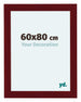 Como MDF Photo Frame 60x80cm Wine Red Swept Front Size | Yourdecoration.co.uk