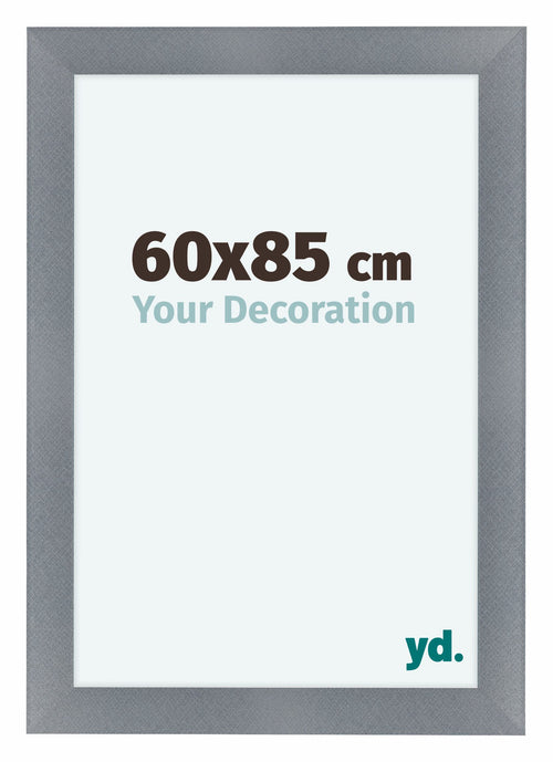 Como MDF Photo Frame 60x85cm Aluminium Brushed Front Size | Yourdecoration.co.uk