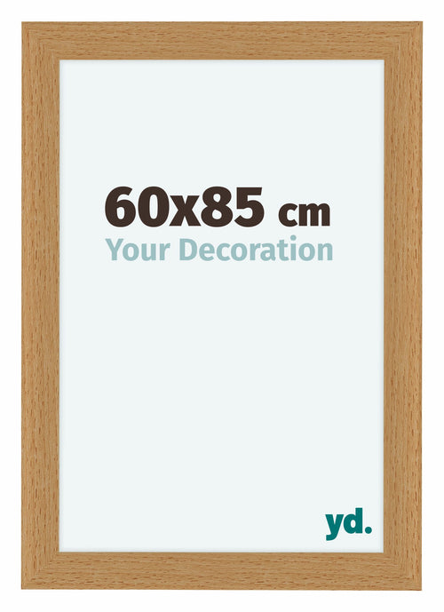 Como MDF Photo Frame 60x85cm Beech Front Size | Yourdecoration.co.uk