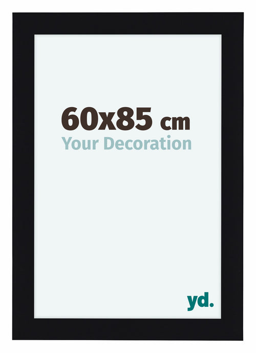 Como MDF Photo Frame 60x85cm Black High Gloss Front Size | Yourdecoration.co.uk