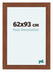 Como MDF Photo Frame 62x93cm Walnut Front Size | Yourdecoration.co.uk