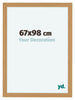 Como MDF Photo Frame 67x98cm Beech Front Size | Yourdecoration.co.uk