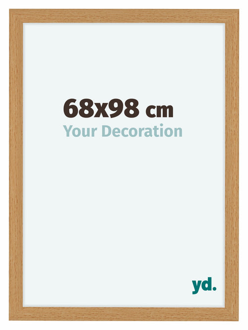 Como MDF Photo Frame 68x98cm Beech Front Size | Yourdecoration.co.uk