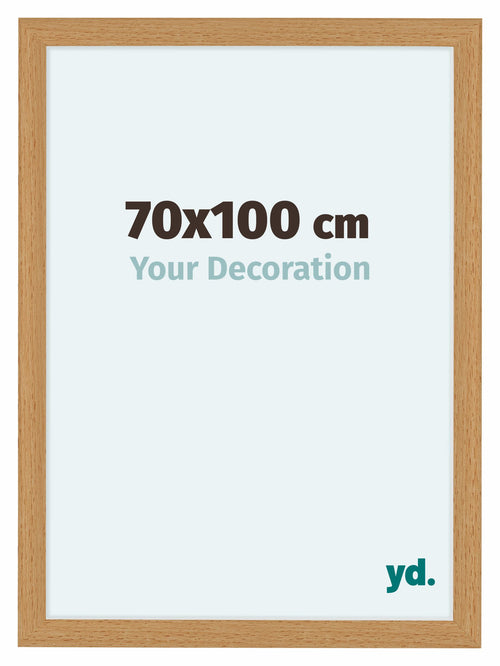 Como MDF Photo Frame 70x100cm Beech Front Size | Yourdecoration.co.uk