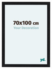 Como MDF Photo Frame 70x100cm Black Matte Front Size | Yourdecoration.co.uk