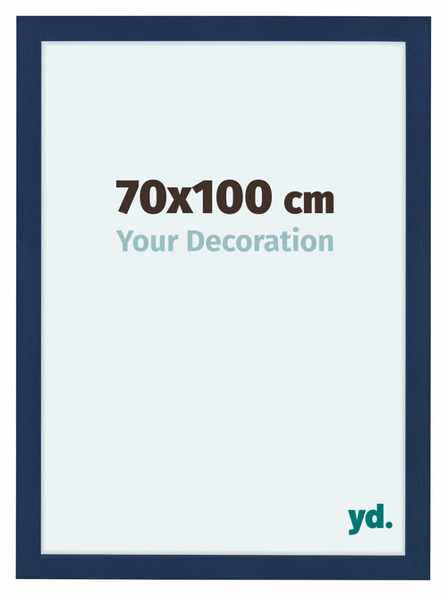 Como MDF Photo Frame 70x100cm Dark Blue Swept Front Size | Yourdecoration.co.uk