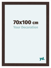 Como MDF Photo Frame 70x100cm Oak Dark Front Size | Yourdecoration.co.uk