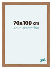 Como MDF Photo Frame 70x100cm Walnut Light Front Size | Yourdecoration.co.uk