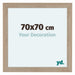 Como MDF Photo Frame 70x70cm Oak Light Front Size | Yourdecoration.co.uk