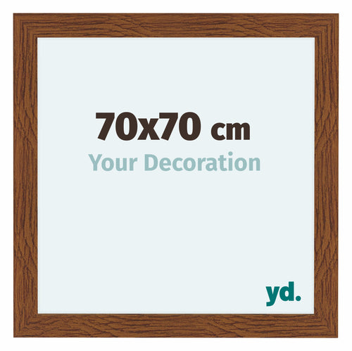 Como MDF Photo Frame 70x70cm Oak Rustic Front Size | Yourdecoration.co.uk