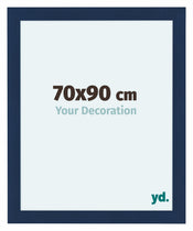 Como MDF Photo Frame 70x90cm Dark Blue Swept Front Size | Yourdecoration.co.uk