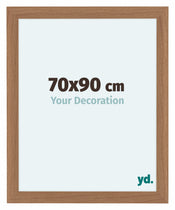 Como MDF Photo Frame 70x90cm Walnut Light Front Size | Yourdecoration.co.uk