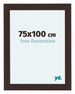 Como MDF Photo Frame 75x100cm Oak Dark Front Size | Yourdecoration.co.uk