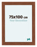 Como MDF Photo Frame 75x100cm Walnut Front Size | Yourdecoration.co.uk