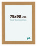 Como MDF Photo Frame 75x98cm Beech Front Size | Yourdecoration.co.uk