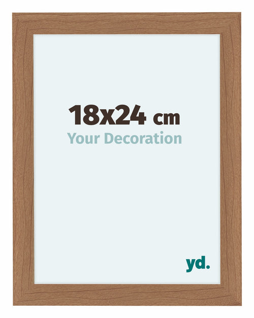 Como MDF Photo Frame 75x98cm Walnut Light Front Size | Yourdecoration.co.uk