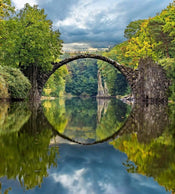 Dimex Arch Bridge Wall Mural 225x250cm 3 Panels | Yourdecoration.co.uk