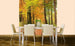 Dimex Autumn Forest Wall Mural 225x250cm 3 Panels Ambiance | Yourdecoration.co.uk